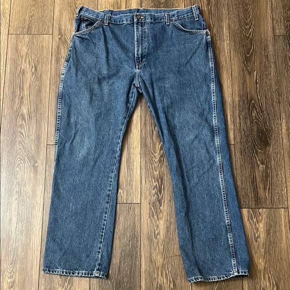 Dickies Regular Straight Denim Blue Cotton Jeans Mens 40x32 - Picture 2 of 11